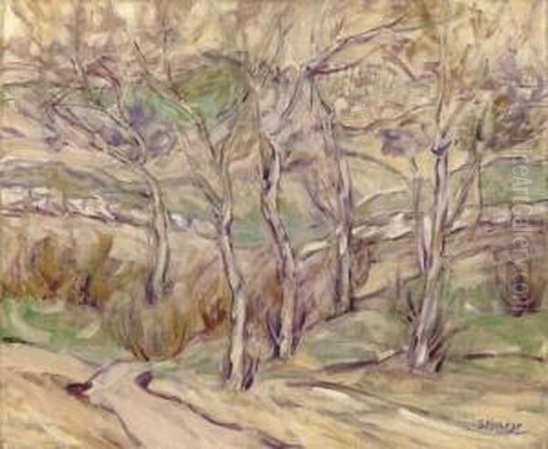 The Mystery Of The Fields Oil Painting by Grace Henry