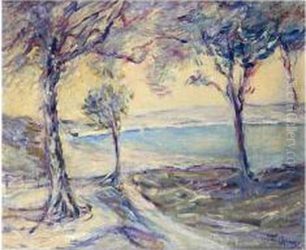 The Path To The Lake Oil Painting by Grace Henry