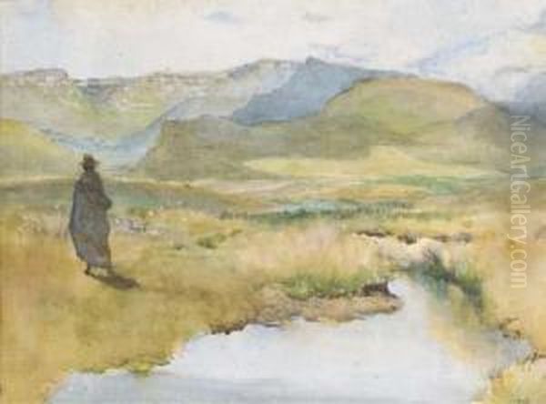 Woman Of Connemara Oil Painting by Grace Henry