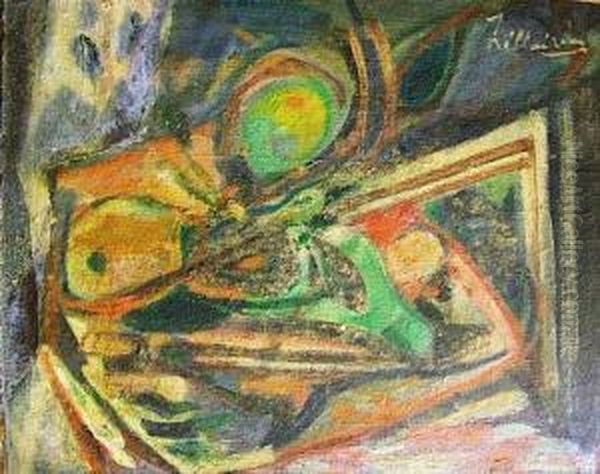 Nature Morte Et Compositions Oil Painting by Georges Hillaireau