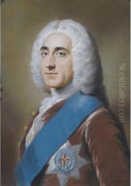 Portrait Of Philip Stanhope Oil Painting by William Hoare Of Bath