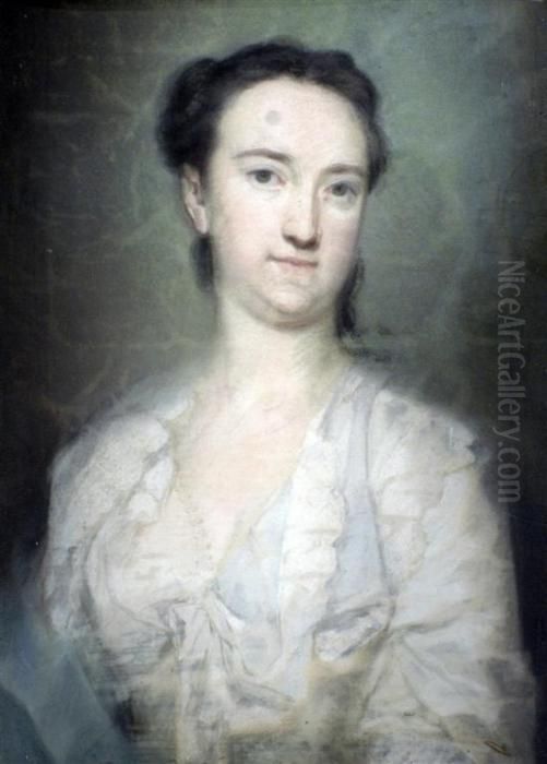 Portrait Of A Lady Oil Painting by William Hoare Of Bath