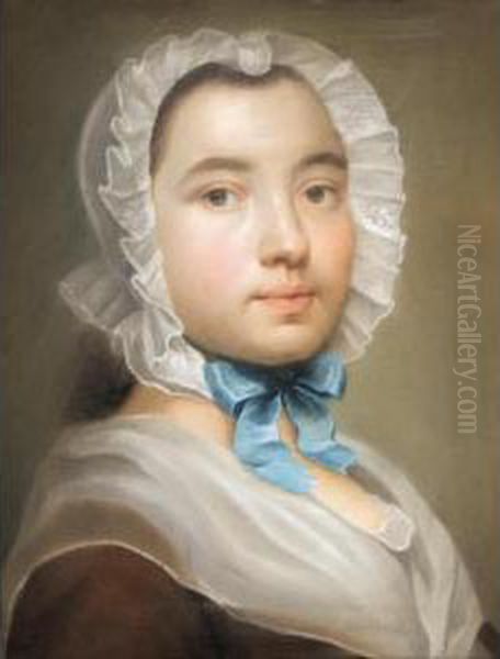 Portrait Of A Lady Oil Painting by William Hoare Of Bath