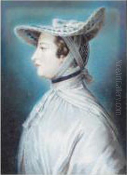 Portrait Of A Lady Oil Painting by William Hoare Of Bath