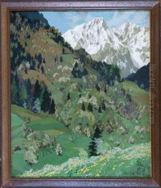 Onhe Titel Oil Painting by Hugo Hodina Hodiener