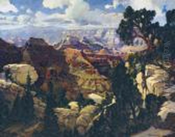 Grand Canyon Oil Painting by Carl Hoerman