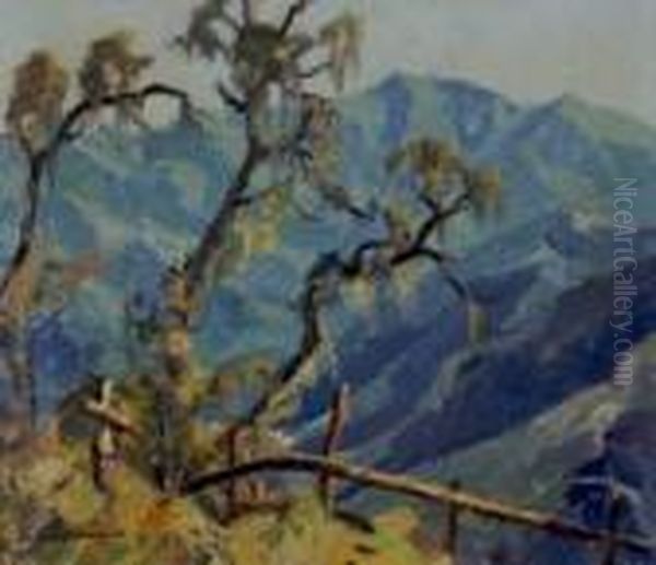 Along Pan Am Highway Oil Painting by Carl Hoerman