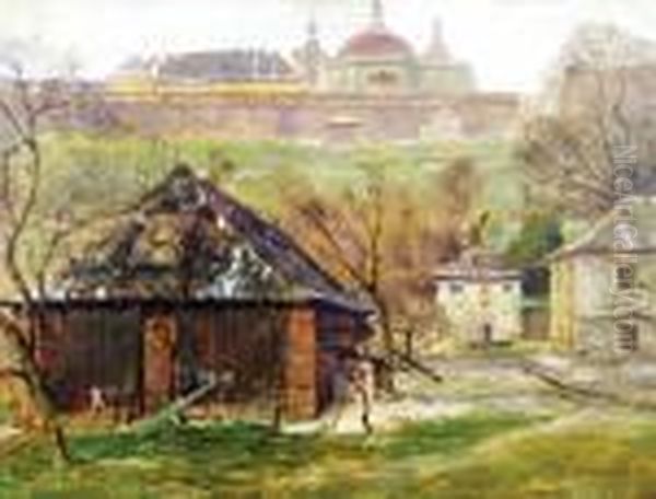 Folimanka Pod Karlovem Oil Painting by Karel Holan