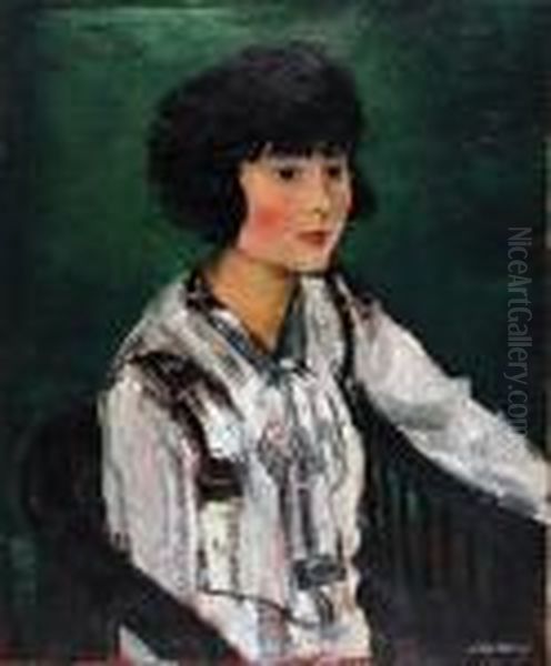 Untitled Oil Painting by Karel Holan