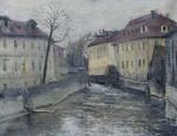 Certovka Oil Painting by Karel Holan