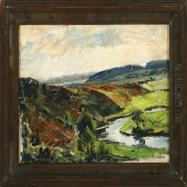 Scenery Oil Painting by Niels Holbak