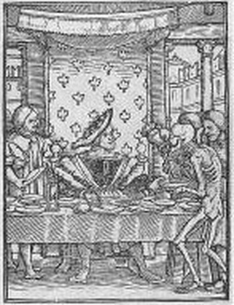 The Dance Of Death: Adam And Eve
 Driven From The Garden Of Eden, Adam Tilling The Ground; The Emperor, 
The King; The Cardinal, The Empress; The Queen, The Bishop; Pedlar, 
Ploughman; And The Coat Of Arms Of Death (holl.99.3, 4, 7-12, 37, 38, 
41) Oil Painting by Hans Holbein the Younger