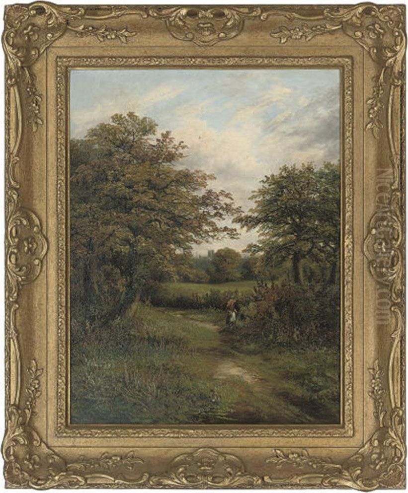 Returning Home Oil Painting by Benjamin, Ben Hold