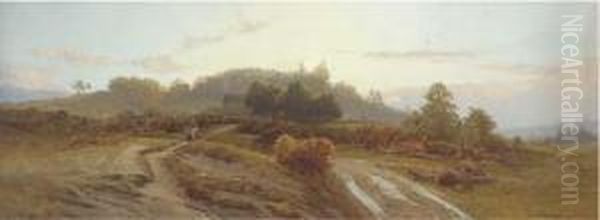 The First Gleam, Early Morning On Reigate Heath Oil Painting by Edward Henry Holder