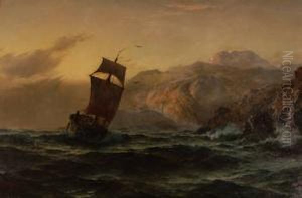 Untitled Oil Painting by Lauritz B. Holst