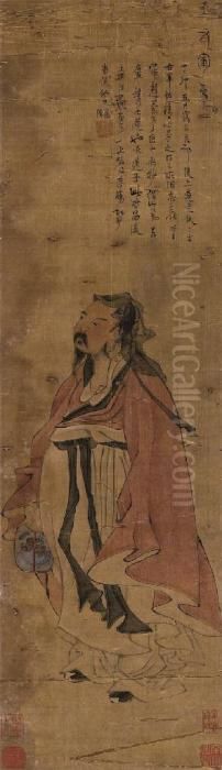 Figure Oil Painting by Chen Hongshou