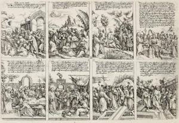 Illustrationen Zu Matthaus 
Xxiii, Vers 13-31 (jesus Im Disput Mit Den Pharisaern Und 
Schriftgelehrten) Oil Painting by Daniel Hopfer