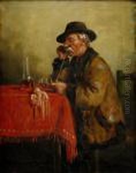 Pri Pohariku Oil Painting by Andor G. Horvath