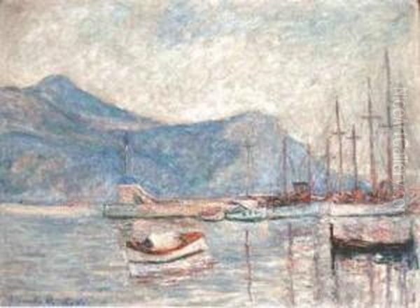 Les Bateaux Au Port Oil Painting by Blanche Hoschede-Monet