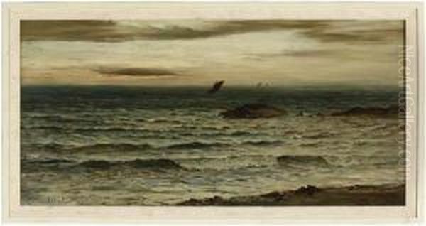 With Wind And Tide Oil Painting by Colin Hunter