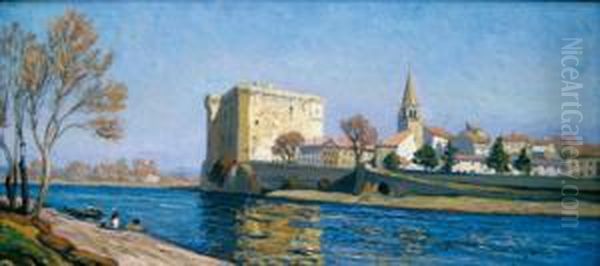 Tarascon Oil Painting by Joseph Hurard