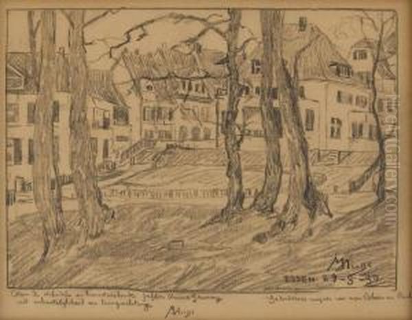 Vue D'essene Oil Painting by Modest Huys