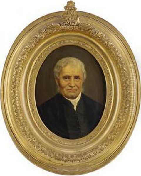 Herrenportrait. Oil Painting by Vojtech (Adalbert) Hynais