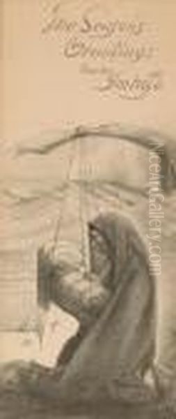 Seasons Greetings From The Imhofs Oil Painting by Joseph A. Imhof