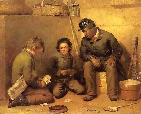 High-Jack-Game Oil Painting by Thomas Le Clear