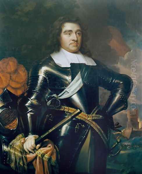General George Monk (1608-70) 1st Duke of Albermarle, c.1665 Oil Painting by Samuel Cooper