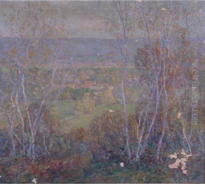 Spring Landscape Oil Painting by Wilson Henry Irvine