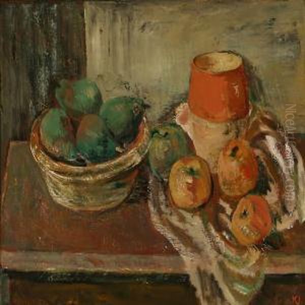 Still Life. Oil Painting by Kraesten Iversen