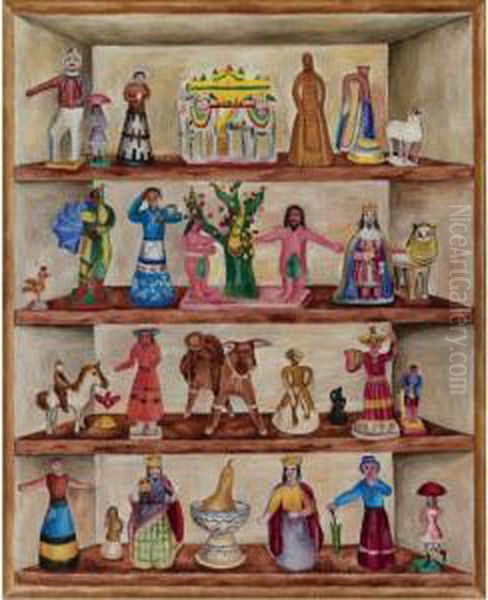 Alacena Oil Painting by Maria Izquierdo