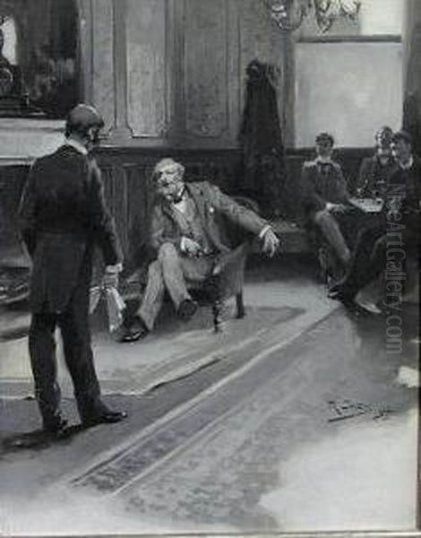 A Gentleman's Meet Oil Painting by Richard Jack