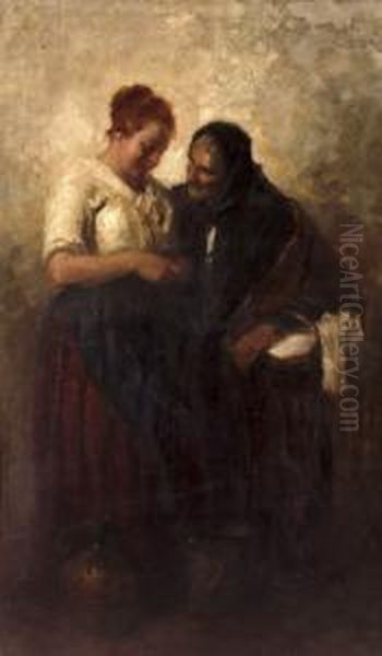 Jotanacs Oil Painting by Lajos, Louis Jambor