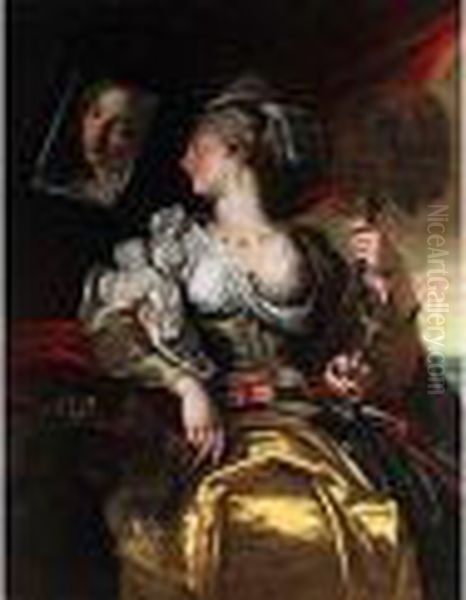 Das Gesicht Oil Painting by Abraham Janssens