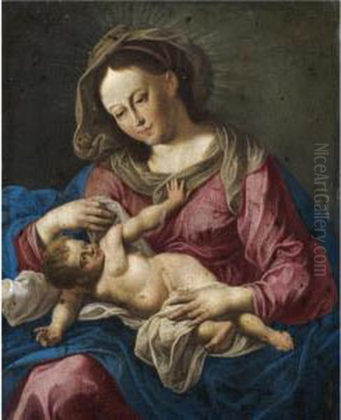 The Madonna And Child Oil Painting by Abraham Janssens