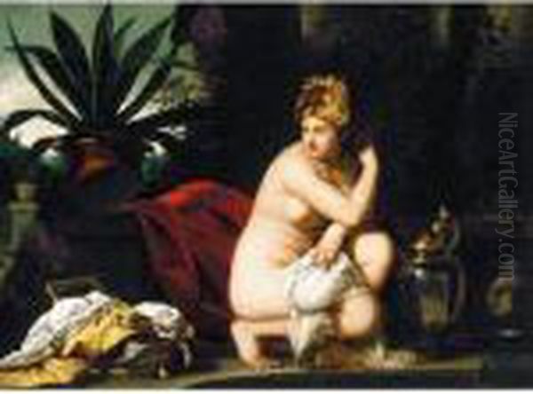 Susanna And The Elders Oil Painting by Abraham Janssens