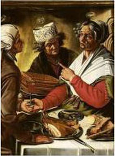 An Allegory Of The Months Of February, March, And April Oil Painting by Abraham Janssens