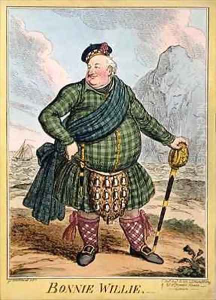 Bonnie Willie Oil Painting by George Cruikshank I