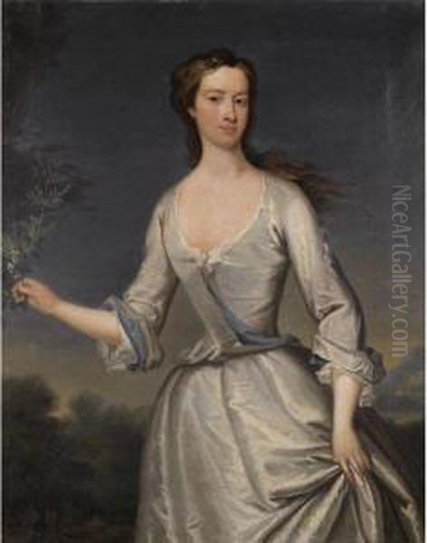 Portrait Of Henrietta Oil Painting by Charles Jervas