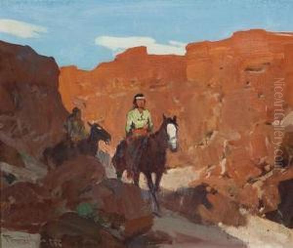 Canyon Country Oil Painting by Frank Johnson