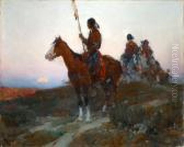 Eventide Oil Painting by Frank Johnson