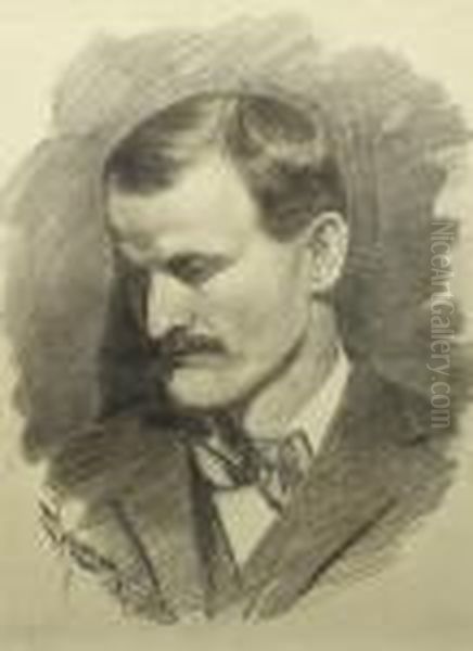 Portrait Of A Man (desc) Oil Painting by Frank Johnson