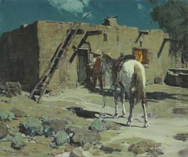 The Unbidden Guest Oil Painting by Frank Johnson