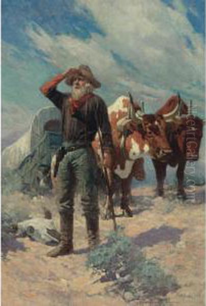 The Prospector Oil Painting by Frank Johnson