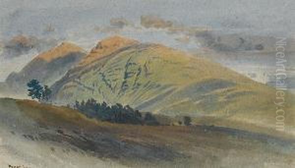 Ben Lui Near Tyndrum, Scotland Oil Painting by Harry John Johnson
