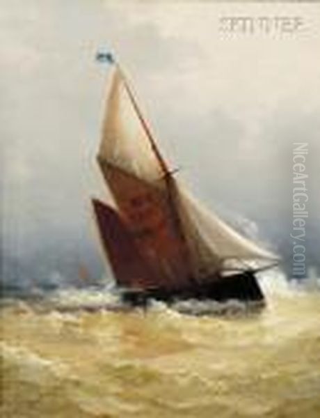 Yachting Oil Painting by Johnson, Marshall