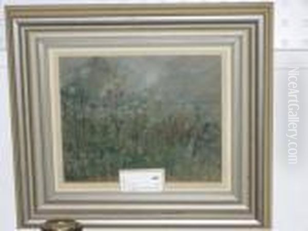 Landskap Med Sjo Oil Painting by Erik Jonsson