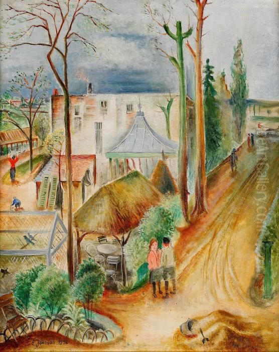 Fran Robinsan Oil Painting by Erik Jonsson